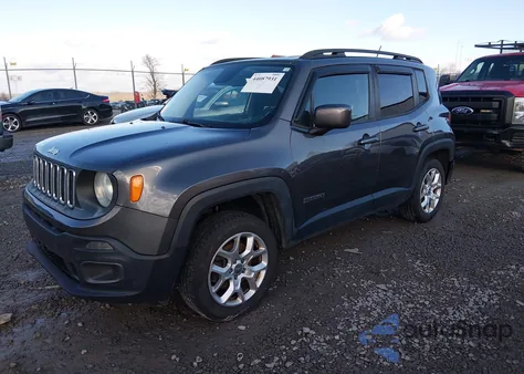 2016 Jeep Renegade Latitude from USA, damaged, VIN ZACCJBBT2GPD74594